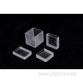 Glass round bottom large face transparent cuvette